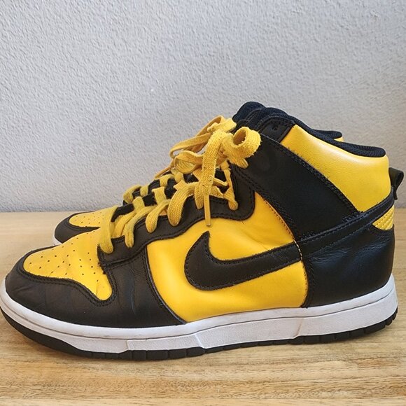Nike Dunk High Reverse Goldenrod Basketball Sneaker Shoes Men's Size 9 - Picture 5 of 12